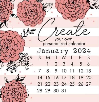 Impress SMALL 2024 DIY Calendar REFILL