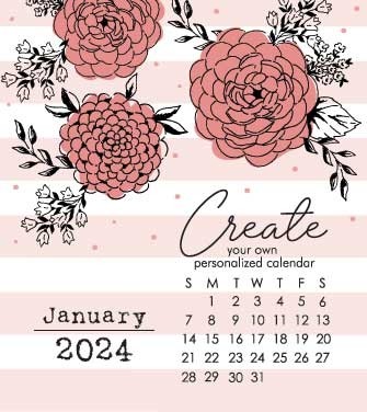 Impress LARGE 2024 DIY Calendar REFILL