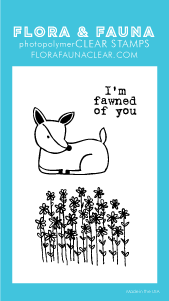 Flora and Fauna Mini Fawned of You Clear Stamp Set 20259