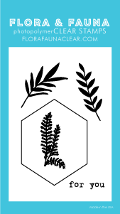 Flora and Fauna Mini Plant Wreath Clear Stamp Set 20261