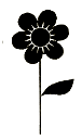 2071C - stitched center flower