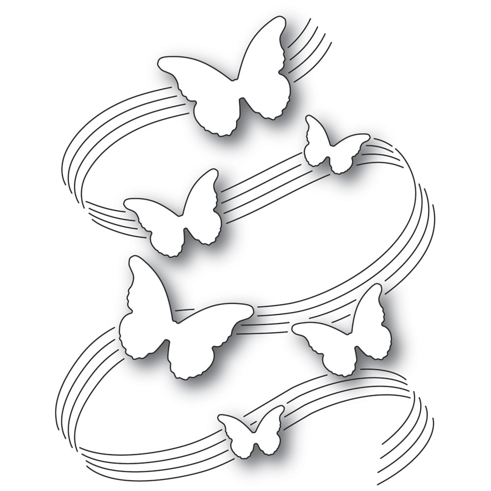 Poppystamps Butterfly Symphony 2334
