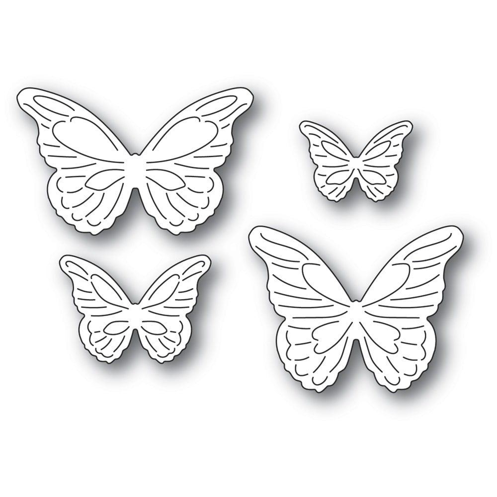 Poppystamps Intricate Cut Butterflies 2367