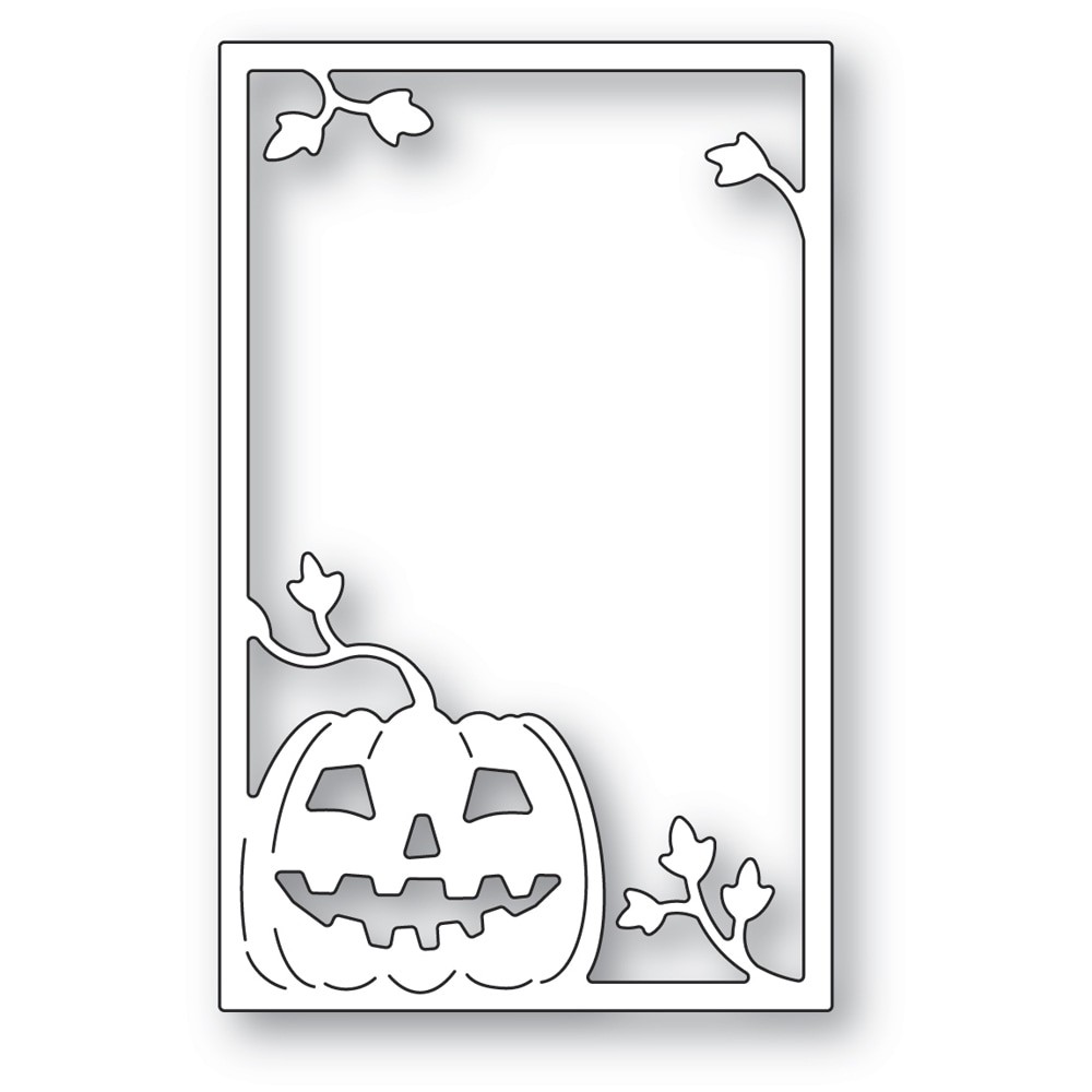 Poppystamps Jack O Lantern Frame 2497