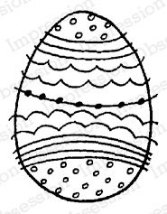 Three Good Eggs Rubber Stamp  iob19924