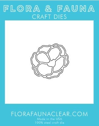 Flora and Fauna Lg Outline Flower Die 30180