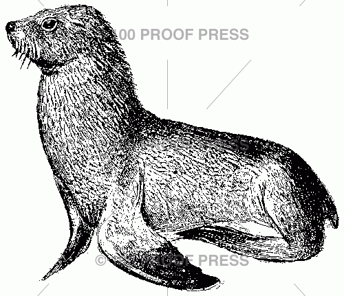 100 Proof Press 4054 Seal, Side View