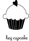 5110D - hey cupcake (words on side)