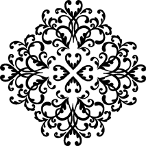 5158F - flourish medallion