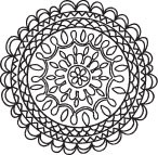 5172D - doodle doily small