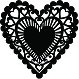 5240D - old fashioned paper heart