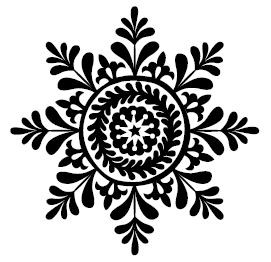 5529e - large folk snowflake