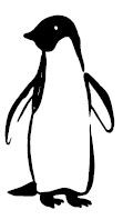 5537c - sketched penguin