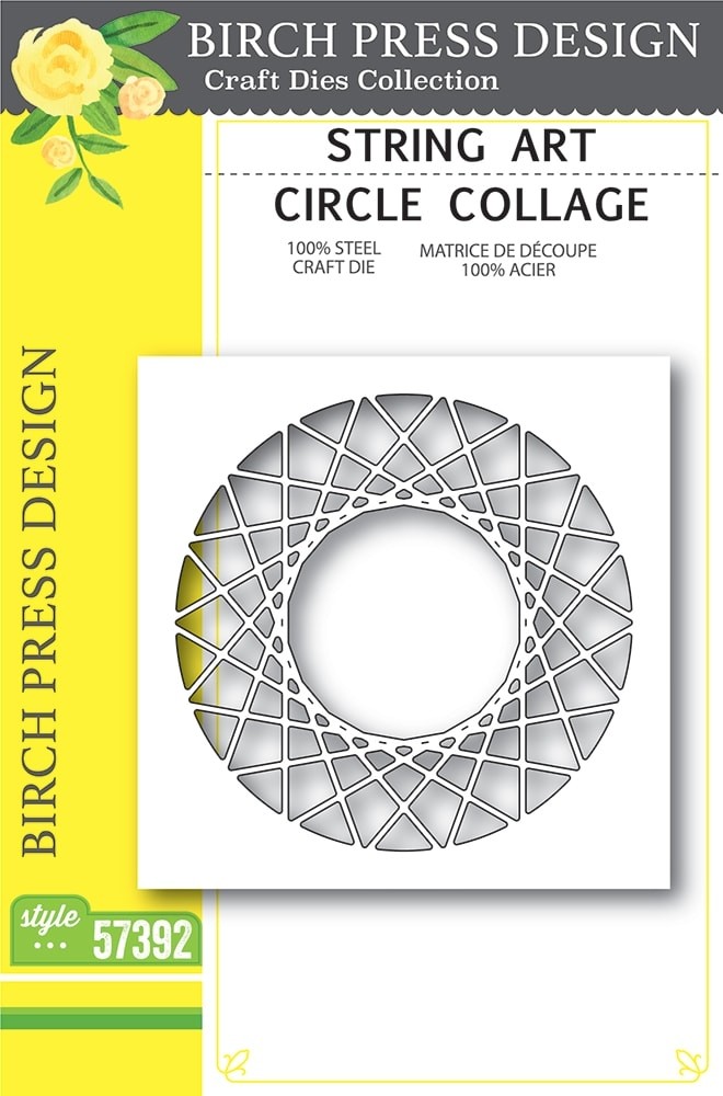 Birch Press String Art Circle Collage 57392