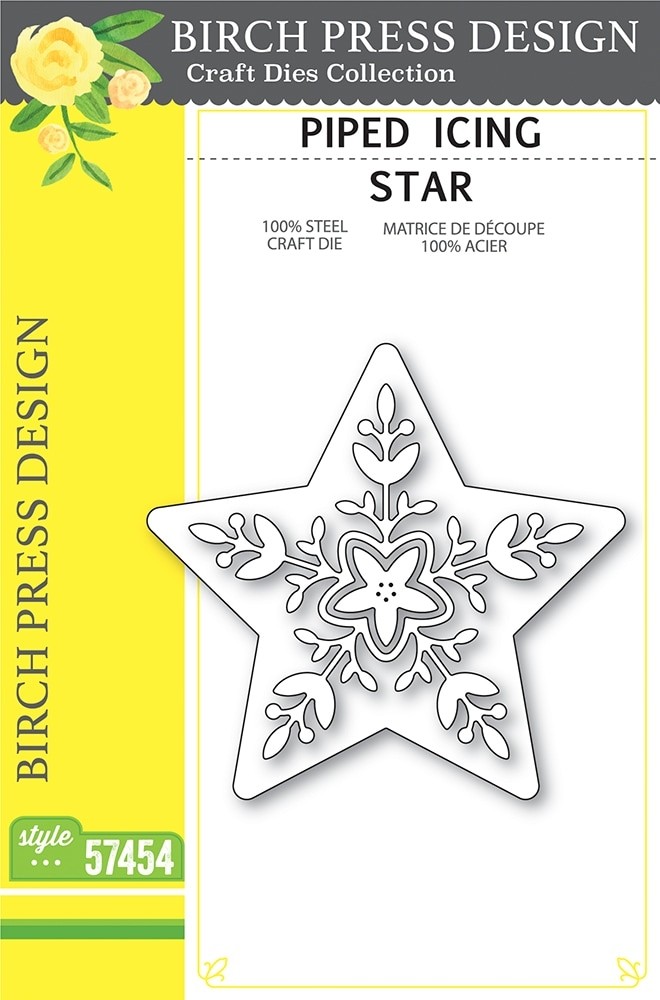 Birch Press Piped Icing Star 57454