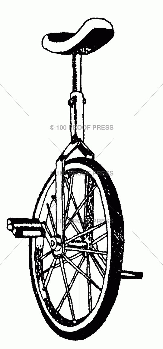 100 Proof Press 6429 Unicycle