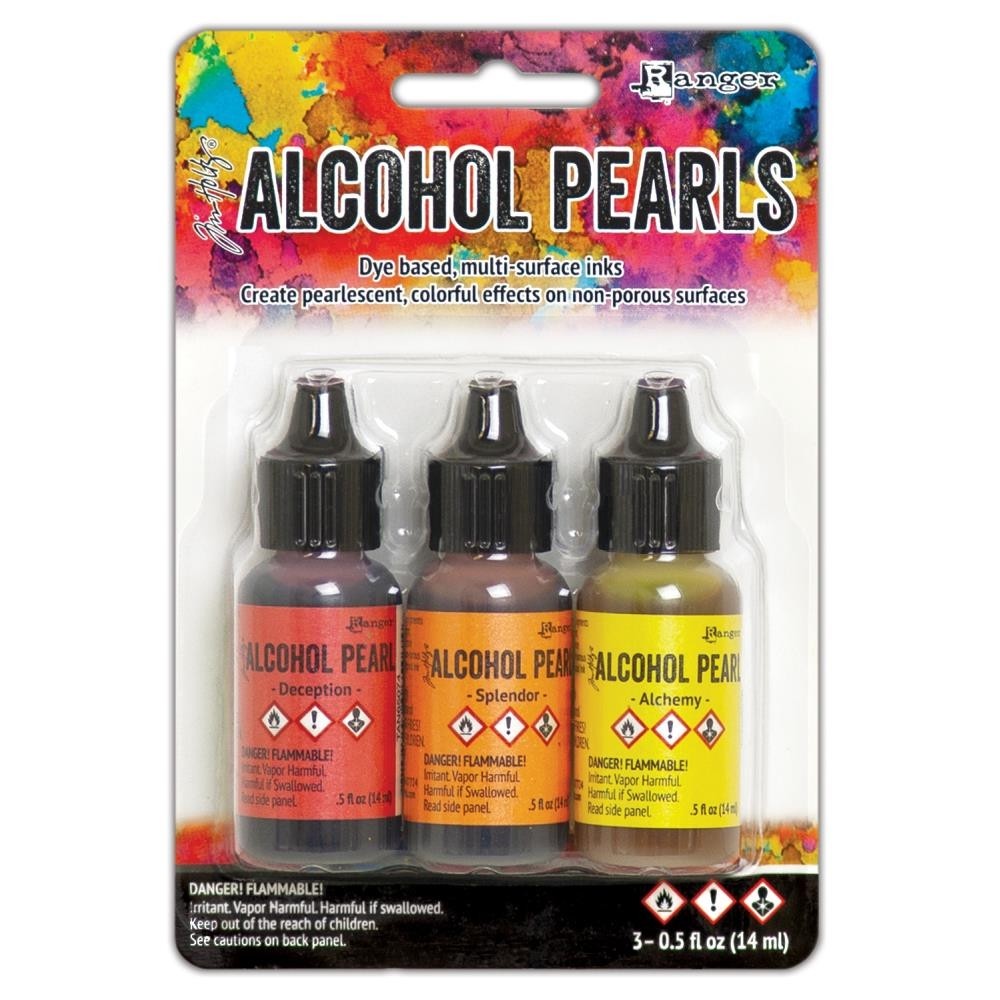 Tim Holtz Alcohol Ink Pearls Kits 3/Pkg Kit #1