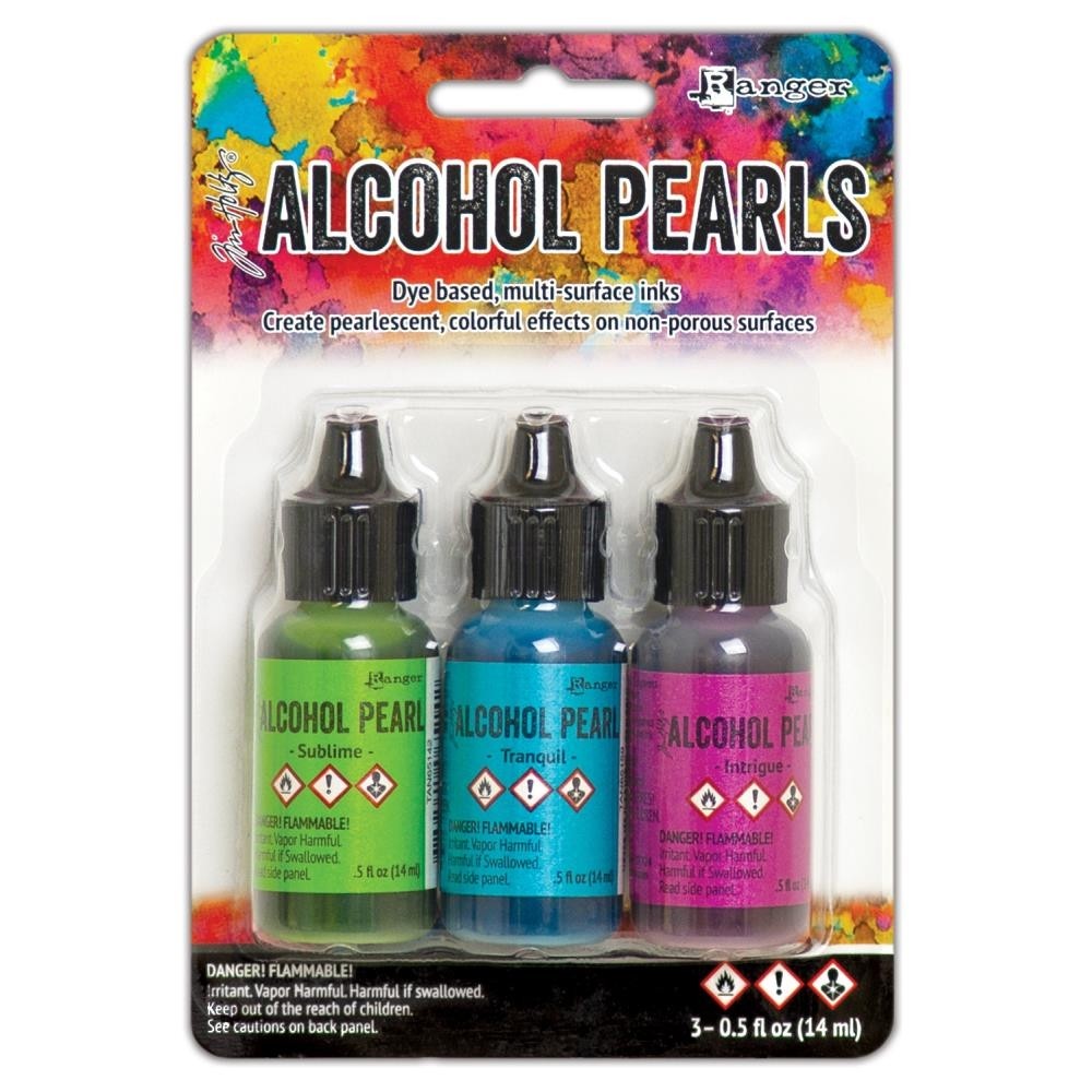 Tim Holtz Alcohol Ink Pearls Kits 3/Pkg Kit #2