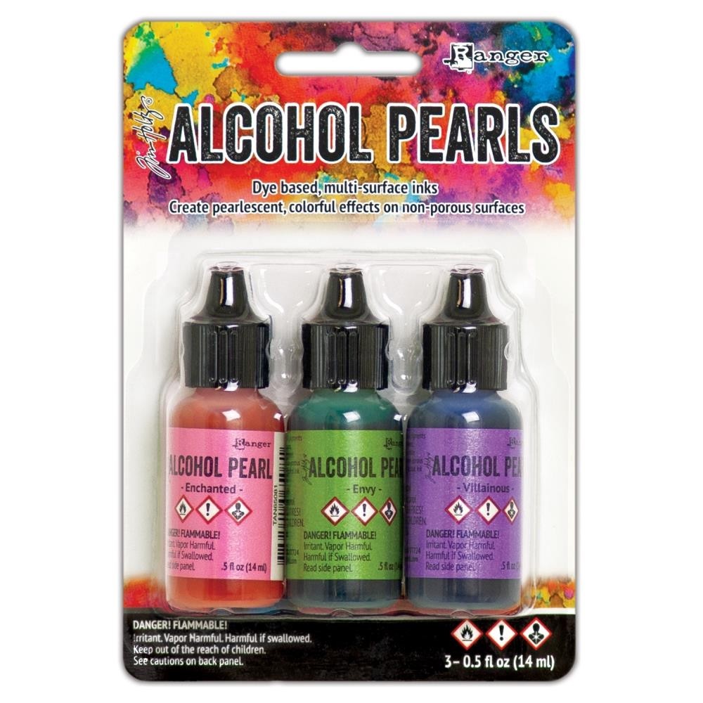 Tim Holtz Alcohol Ink Pearls Kits 3/Pkg Kit #3