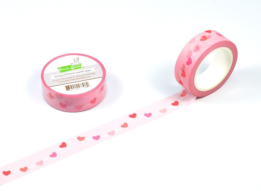 Lawn Fawn Washi Tape - String Of Hearts