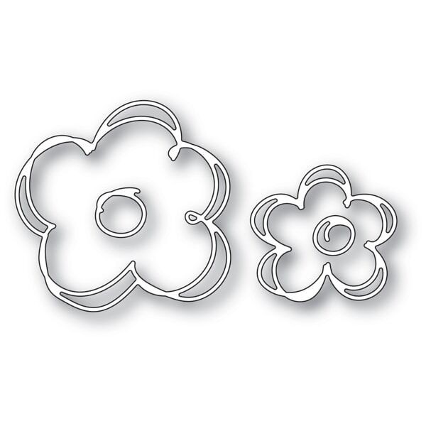 Memory Box Scribble Posies Outline 94268