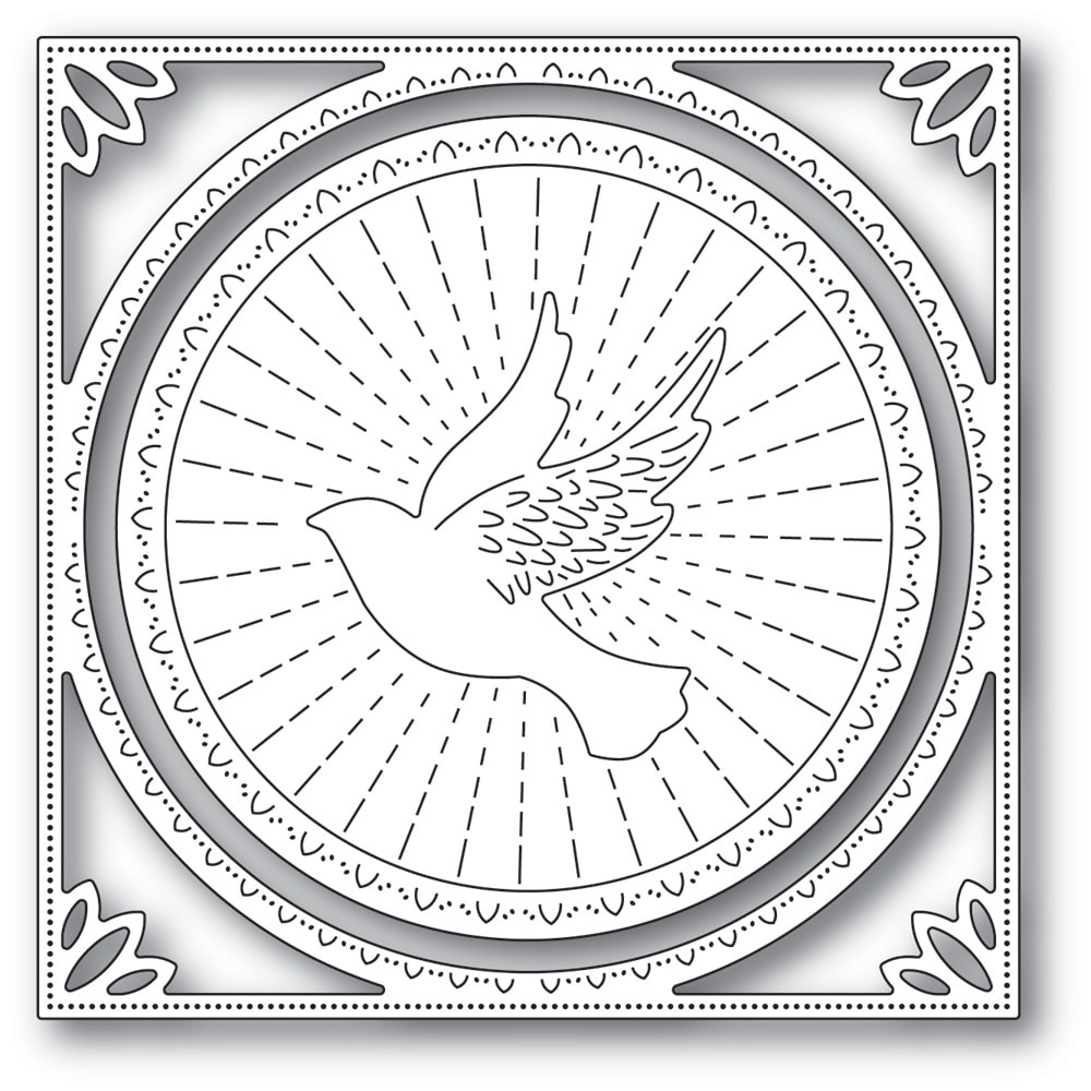 Memory Box Shining Dove Frame die 94292