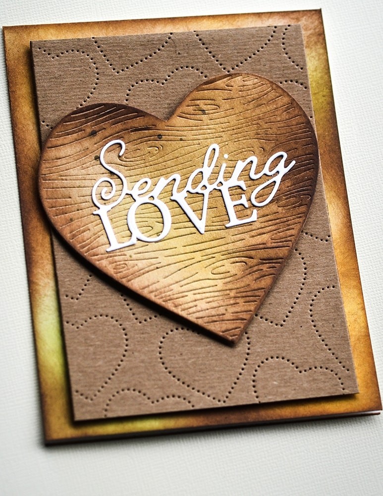 Memory Box Sending Love Posh Script 94543