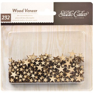 Mini Wood Veneer  Stars