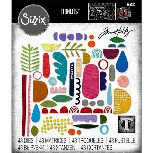 Sizzix Abstract Elements Die Set by Tim Holtz 666280