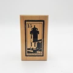 Admiralty Head Lighthouse Rubberstamp bld-na118c