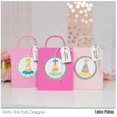 Pretty Pink Posh Gift Card Bag 