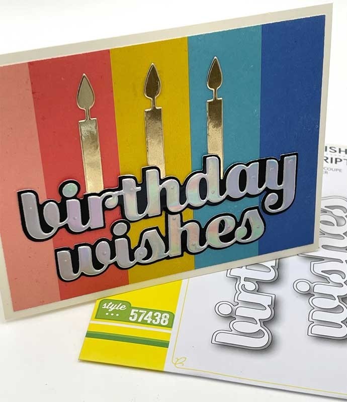 Birch Press Birthday Wishes Sugar Script 57438