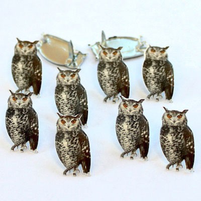 Realistic Owl Brads