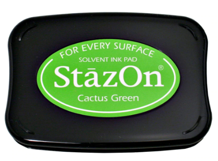 Cactus Green StazOn Solvent Ink Pad