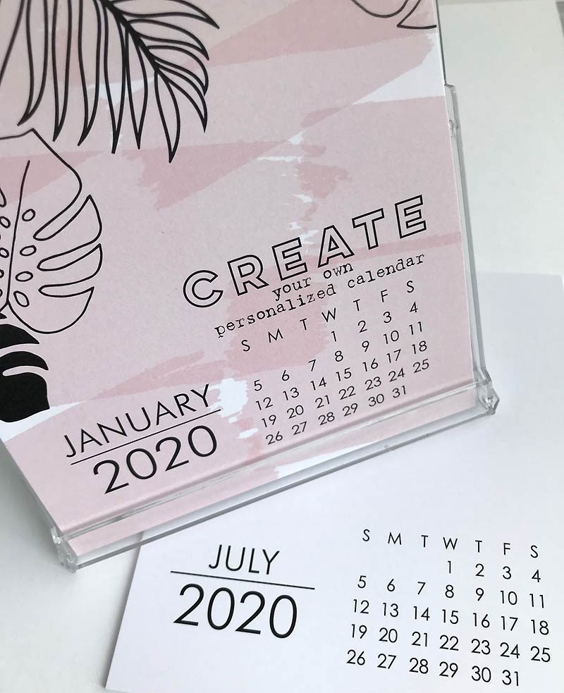 Large Impress 2020 DIY Calendar