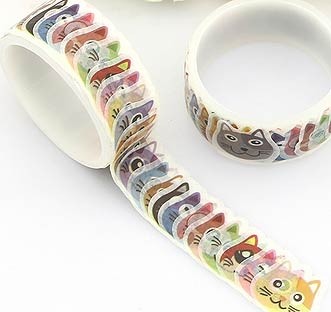 Cat Washi Tape Stickers