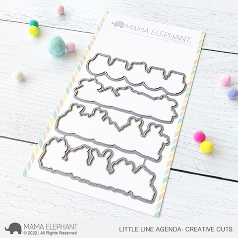 Mama Elephant LITTLE LINE AGENDA - CREATIVE CUTS