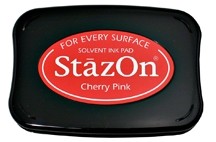 Cherry Pink StazOn Solvent Ink Pad