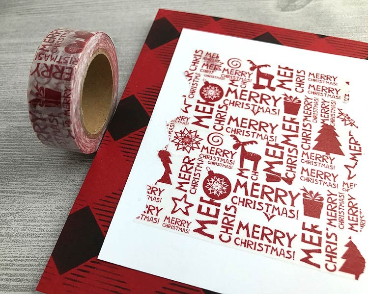 Christmas Word Washi Tape