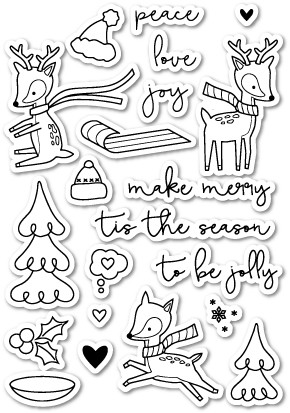 Holiday Hoopla Clear Stamp Set