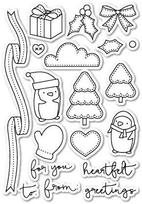 You Keep Me in Stitches Clear Stamp Set