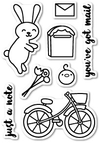 Mail Delivery clear stamp set CL421