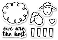 Ewe Are the Best clear stamp set CL424
