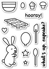 Cupcake Party clear stamp set CL425