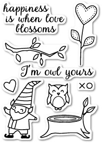 I'm Owl Yours clear stamp set CL5168