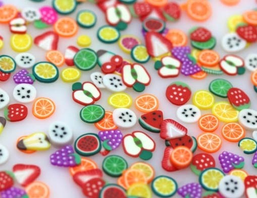 HAI Colorful Fruit Embellishments