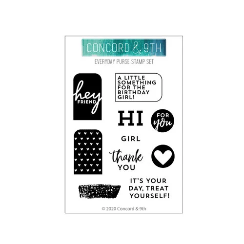 Concord and 9th Everyday Purse Stamp Set