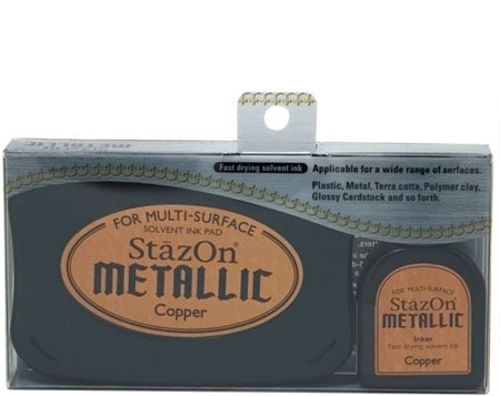 Copper StazOn Metallic Solvent Ink Kit 