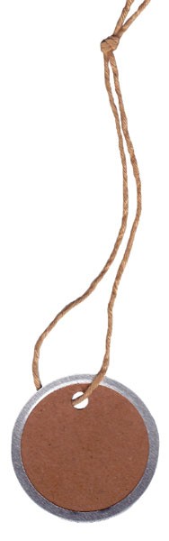 Kraft Circle Rim Tags