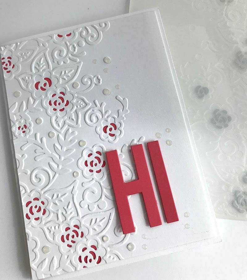 Spellbinder's Cut and Embossing Folder Flower Garden
